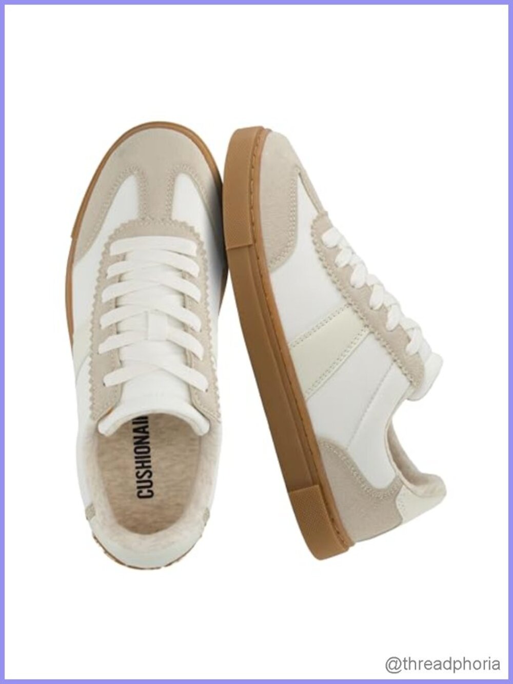Womens Fashion Sneakers with Memory Foam Slip Resistant Outsole Casual Walking